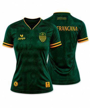 CAMISA DE JOGO FRANCANA VERDE ESCURO BABY LOOK